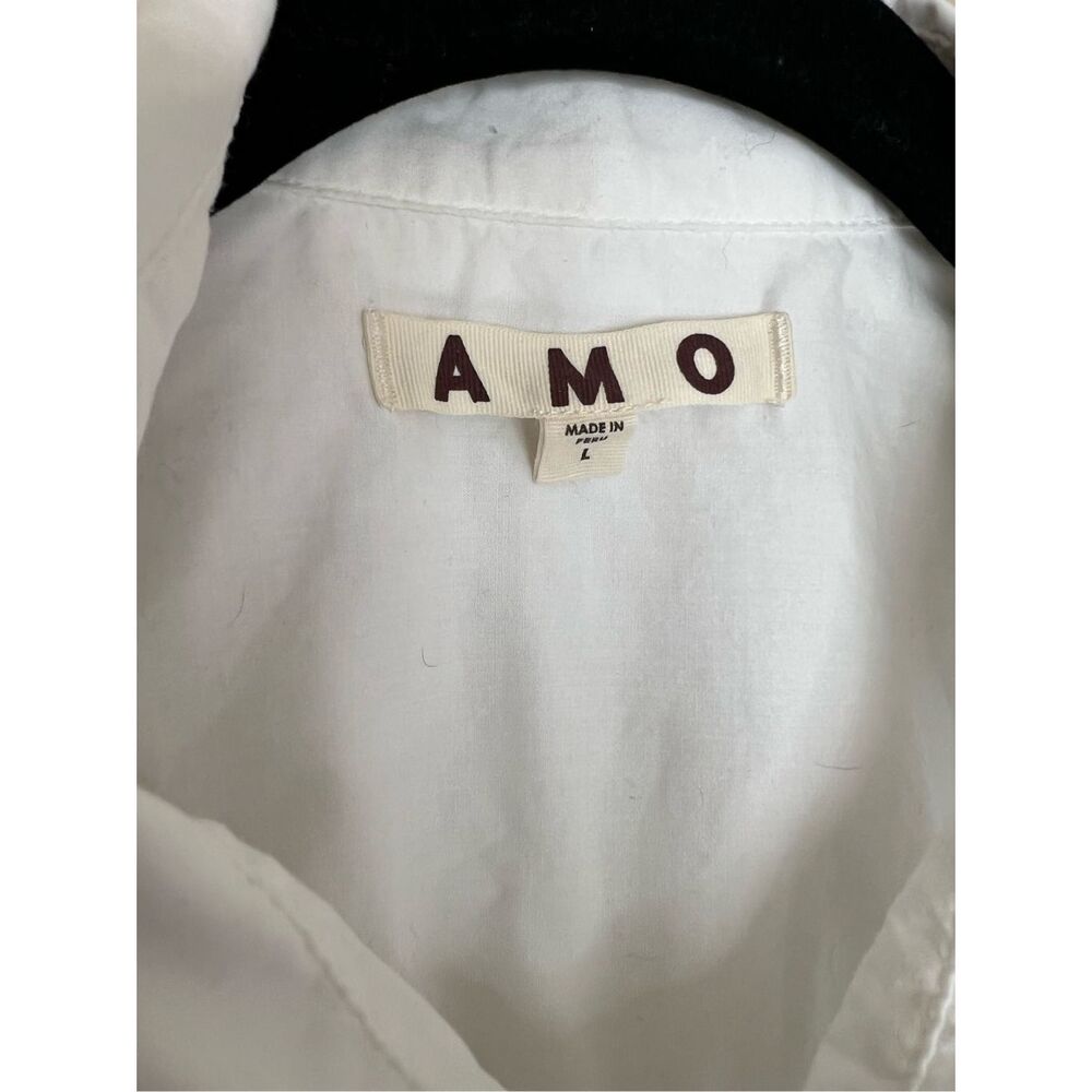 AMO Ruth Crop Button Down Shirt - Picture 7 of 9